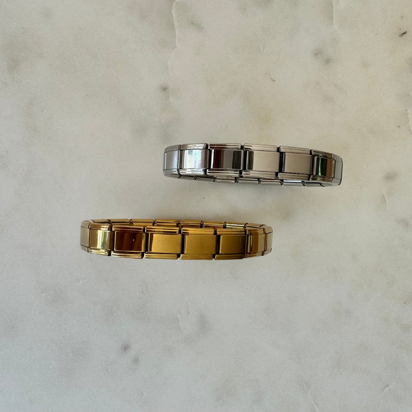 Edelstahl Armband - bold silver