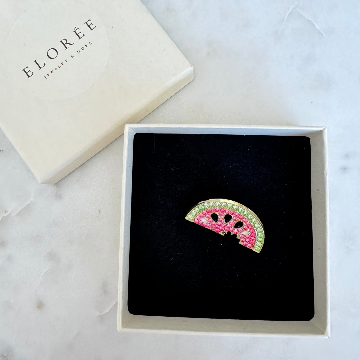 Brosche - watermelon