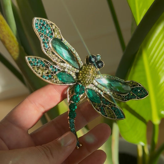 Brosche - dragonfly