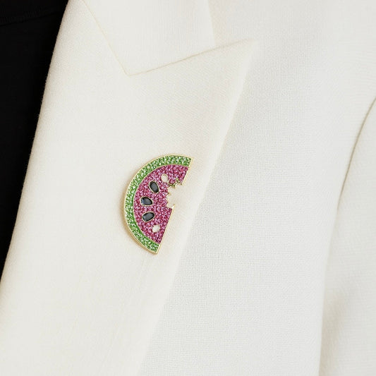 Brosche - watermelon