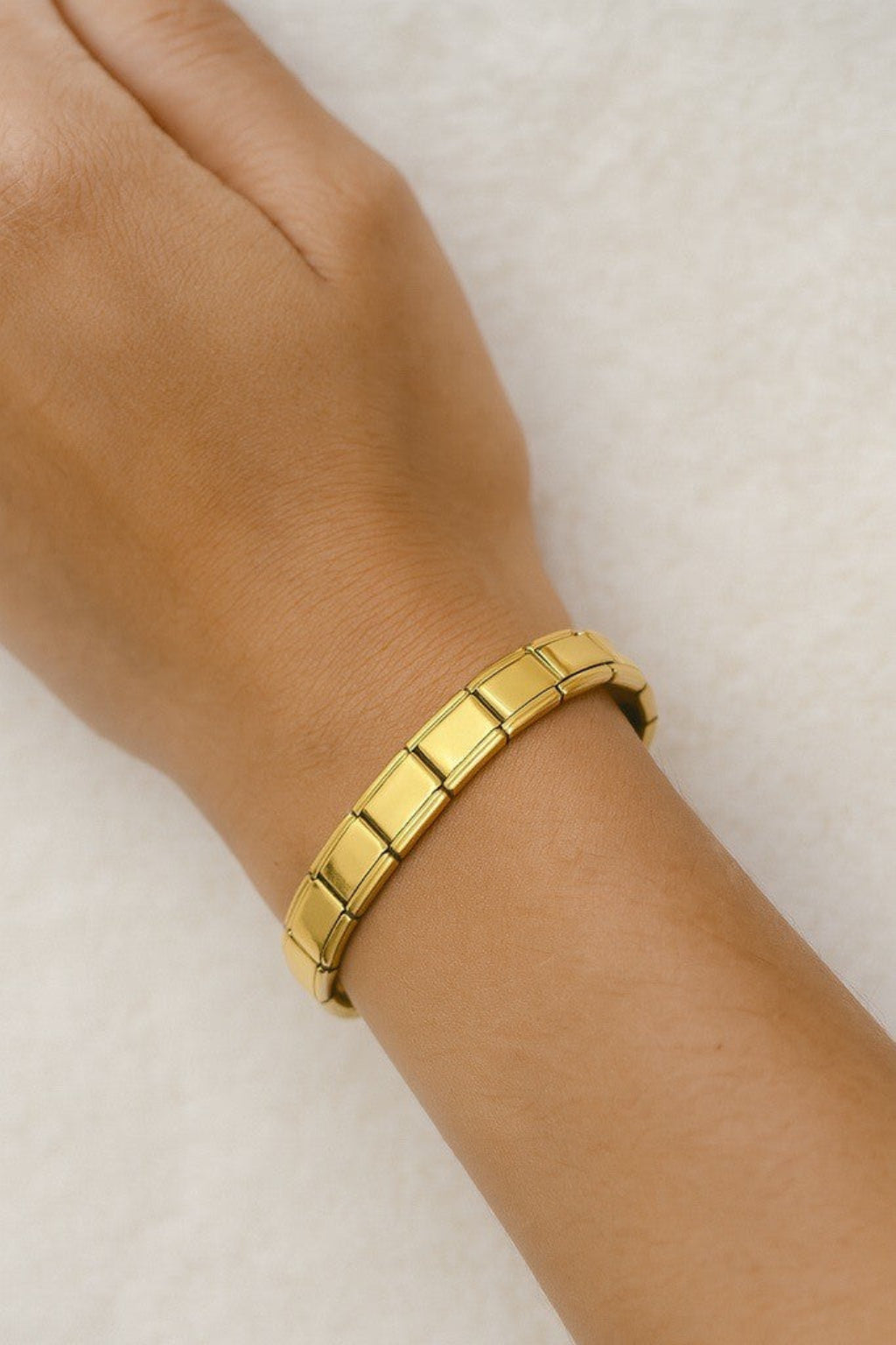Edelstahl Armband - bold gold