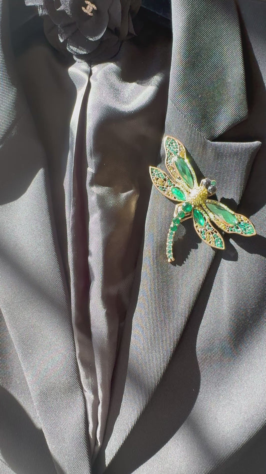 Brosche - dragonfly